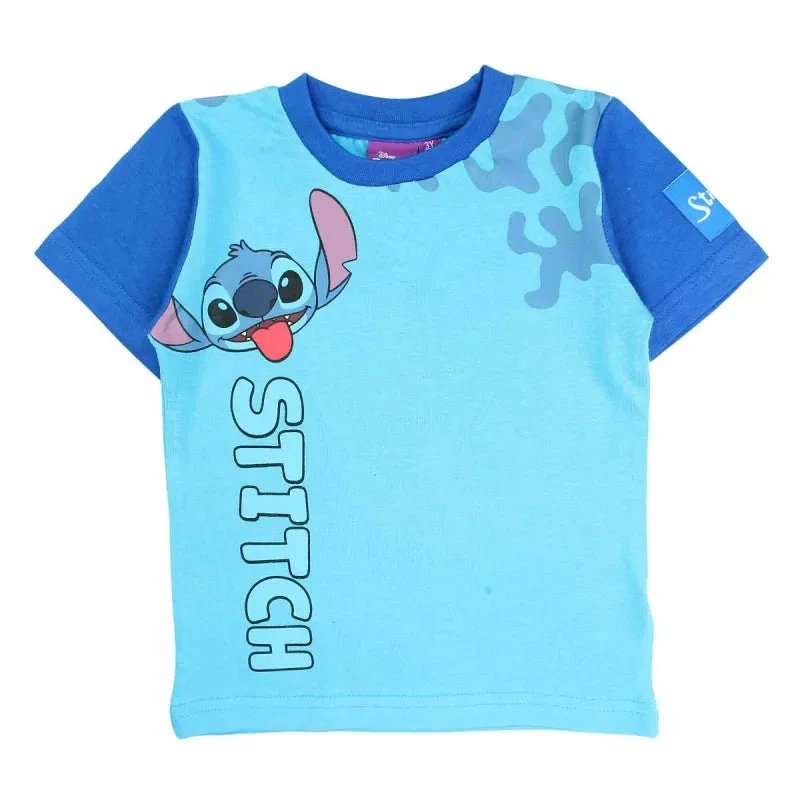 Disney Stitch T-Shirt Kurzarm Kinder Jungen Shirt 4 Disney Stitch T-Shirt Kurzarm Kinder Jungen Shirt – Bild 2