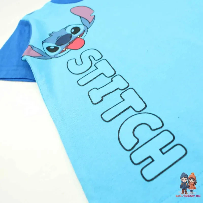 Disney Stitch T-Shirt Kurzarm Kinder Jungen Shirt 5 Disney Stitch T-Shirt Kurzarm Kinder Jungen Shirt – Bild 3