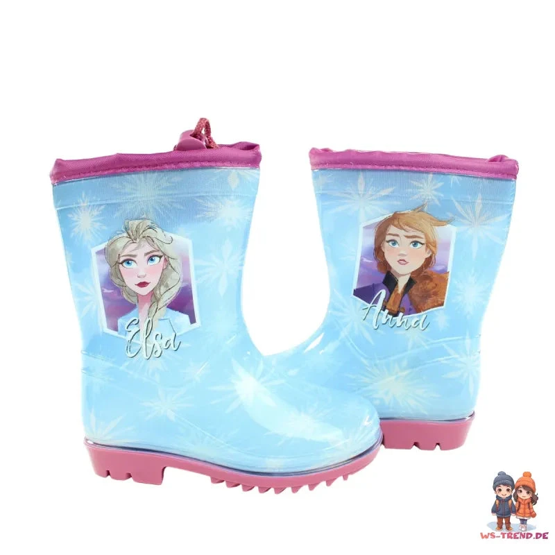 Disney Die Eiskönigin Kinder Mädchen Stiefel Gummistiefel Regenstiefel 4 Disney Die Eiskönigin Kinder Mädchen Stiefel Gummistiefel Regenstiefel – Bild 2