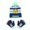 Paw Patrol Chase Kinder Jungen Herbst Winter Mütze Bommelmütze Handschuhe -Bekleidung Peripherie https www.kiddystores.fr 124046 paw patrol handschuhmuetze