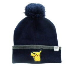 Anime Pokemon Pikachu Jungen Herbst Wintermütze Bommelmütze