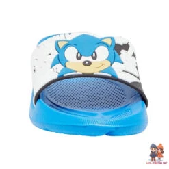 Sonic The Hedgehog 3D Optik Kinder Sandalen Badeschuhe -Bekleidung Peripherie https www.kiddystores.fr 129775 sonic slide