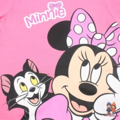 Disney Minnie Maus Figaro Kinder Kurzarm T-Shirt Shirt -Bekleidung Peripherie https www.kiddystores.fr 130445 minnie t shirt