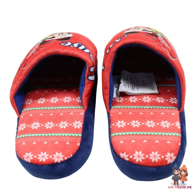 Disney Mickey Maus X-Mas Kinder Hausschuhe Slipper Schlüpfschuhe Pantoffeln 8 Disney Mickey Maus X-Mas Kinder Hausschuhe Slipper Schlüpfschuhe Pantoffeln – Bild 6