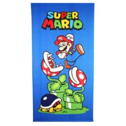 Super Mario Kinder Mikrofaser Strandtuch Badetuch Handtuch XL 70x140 Cm