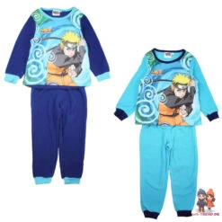 Anime Naruto Shippuden Fleece Jungen Langarm Schlafanzug Pyjama