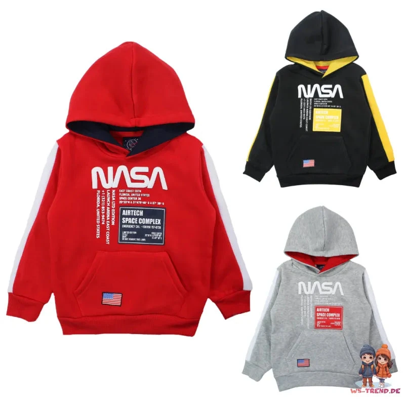 NASA Space Center Kinder Jugend Jungen Kapuzen Hoodie Pullover 3 NASA Space Center Kinder Jugend Jungen Kapuzen Hoodie Pullover