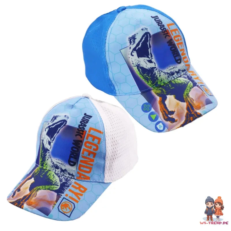 Jurassic World Velociraptor Blu Kinder Baseball Kappe 3 Jurassic World Velociraptor Blu Kinder Baseball Kappe