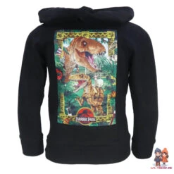 Jurassic Park T-Rex Kinder Jungen Kapuzen Hoodie Pullover Pulli 9 Jurassic Park T-Rex Kinder Jungen Kapuzen Hoodie Pullover Pulli -Bekleidung Peripherie jw hood 01b