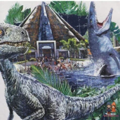 Jurassic World Jungen Kinder Kurzarm T-Shirt -Bekleidung Peripherie jw shirt 01b