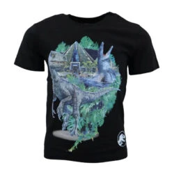 Jurassic World Jungen Kinder Kurzarm T-Shirt -Bekleidung Peripherie jw shirt 01c