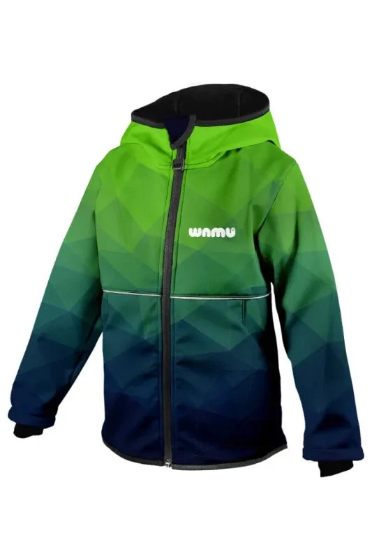 WAMU Mosaic Softshelljacke Kinder Jungen Jacke Mit Kapuze 15 WAMU Mosaic Softshelljacke Kinder Jungen Jacke Mit Kapuze – Bild 13