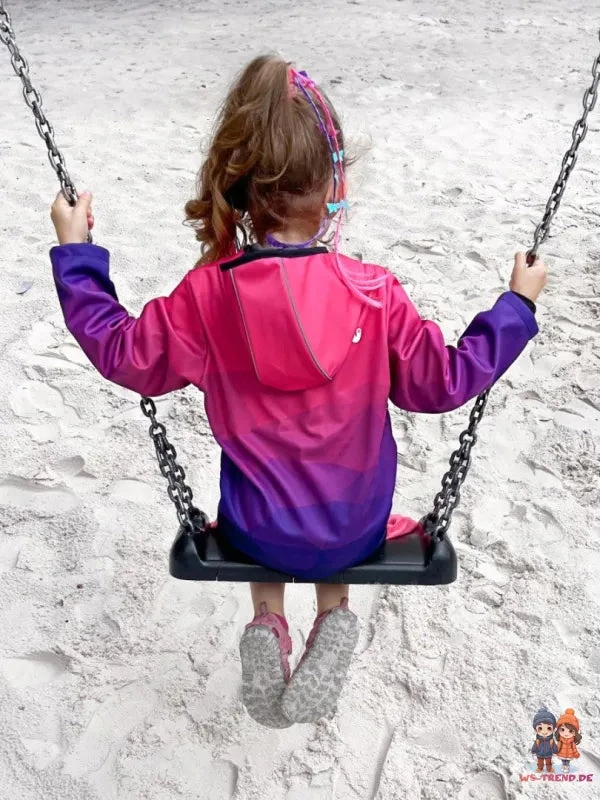 WAMU Mosaic Softshelljacke Kinder Jacke Mit Kapuze 16 WAMU Mosaic Softshelljacke Kinder Jacke Mit Kapuze – Bild 14