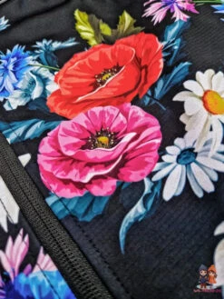 WAMU Wild Flowers Softshelljacke Kinder Jacke Mit Kapuze -Bekleidung Peripherie kids softshell jacket wild flowers 8