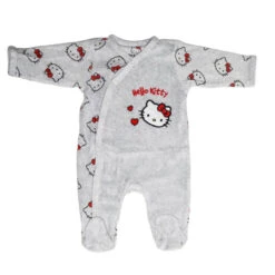 Hello Kitty Baby Kleinkind Velour Body Strampler Einteiler