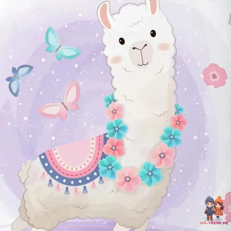 Lama Baby Bettwäsche 2tlg Set 100x135 40x60 Cm 100% Baumwolle 4 Lama Baby Bettwäsche 2tlg Set 100x135 40x60 Cm 100% Baumwolle – Bild 2