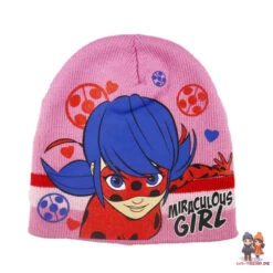 Miraculous Ladybug Kinder 3tlg. Herbst Wintermütze Schal Plus Handschuhe -Bekleidung Peripherie lb 3er set 01a