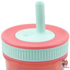 Disney Minnie Maus Kinder Trinkbecher Becher Integriertem Halm 465 Ml -Bekleidung Peripherie leak proof silicone straw tumbler 465 ml minnie mouse being more minnie 2