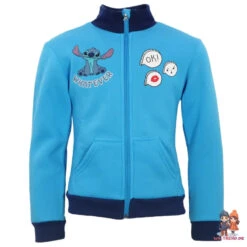 Disney Stitch Kinder Fleece Joggingset Sporthose Hose Sweater Jacke -Bekleidung Peripherie lil jogg 01b