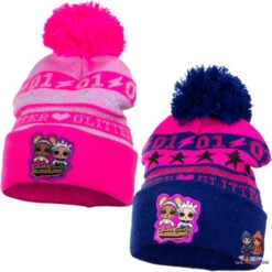 LOL Surprise - Kinder Herbst Wintermütze Bommelmütze