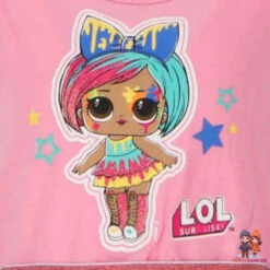 LOL Surprise Girls Kinder Mädchen Tüllkleid Sommerkleid Kleid -Bekleidung Peripherie lol surprise dress pinkwholesale clothes children ue1131.pink 1a