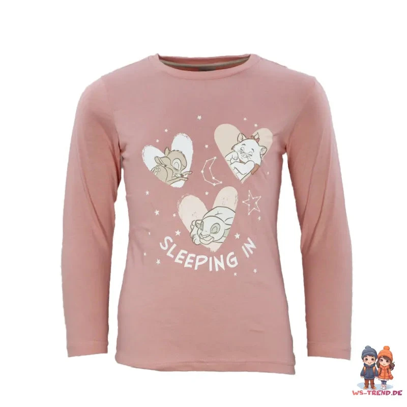 Disney Classics Bambi Marie Simba Kinder Mädchen Langarm Schlafanzug Pyjama 4 Disney Classics Bambi Marie Simba Kinder Mädchen Langarm Schlafanzug Pyjama – Bild 2