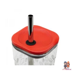 Super Mario Toad Trinkbecher Becher Mit Edelstahl Trinkhalm 540 Ml -Bekleidung Peripherie mario 01a