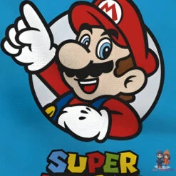 Super Mario Gamer Kinder Poncho Badeponcho 100% Baumwolle -Bekleidung Peripherie mario badeponcho 01a