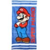 Super Mario Kinder Strandtuch Badetuch XL 70x140 Cm 100% Baumwolle -Bekleidung Peripherie mario badetuch 01a