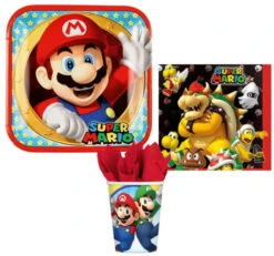 Super Mario Kinder Partyset Deko Set 36tlg.