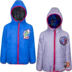 Marvel Avengers Kinder Wende Jacke - Größe 104 Bis 140