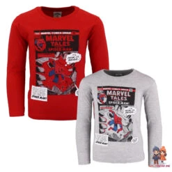 Marvel Spiderman Langarm Kinder T-Shirt