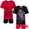 Marvel Spiderman Schlafanzug Pyjama Kurz - Größe 98 Bis 128