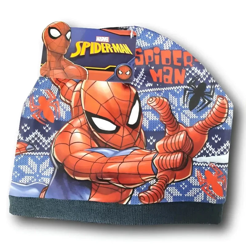 Marvel Spiderman Schneeflocken - Kinder Wintermütze 52 Oder 54 Cm 5 Marvel Spiderman Schneeflocken - Kinder Wintermütze 52 Oder 54 Cm – Bild 3