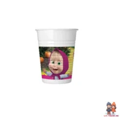 Mascha Und Der Bär Partyset Deko Set 36tlg. -Bekleidung Peripherie masha set01c