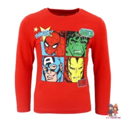 Marvel Avengers Kinder Langarm Schlafanzug Pyjama -Bekleidung Peripherie maven pyjama 01b