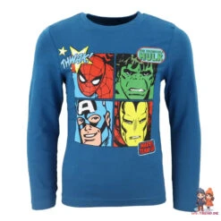 Marvel Avengers Kinder Langarm Schlafanzug Pyjama -Bekleidung Peripherie maven pyjama 01e