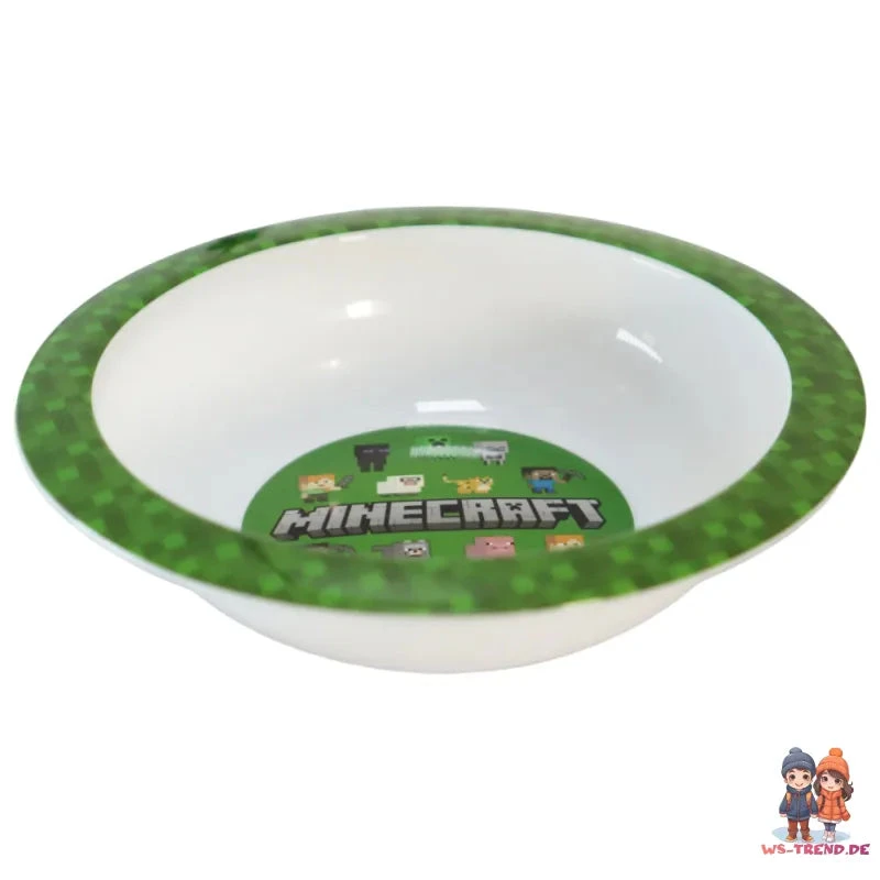 Minecraft Creeper Kinder Geschirr Set Teller Schüssel Becher 7 Minecraft Creeper Kinder Geschirr Set Teller Schüssel Becher – Bild 5