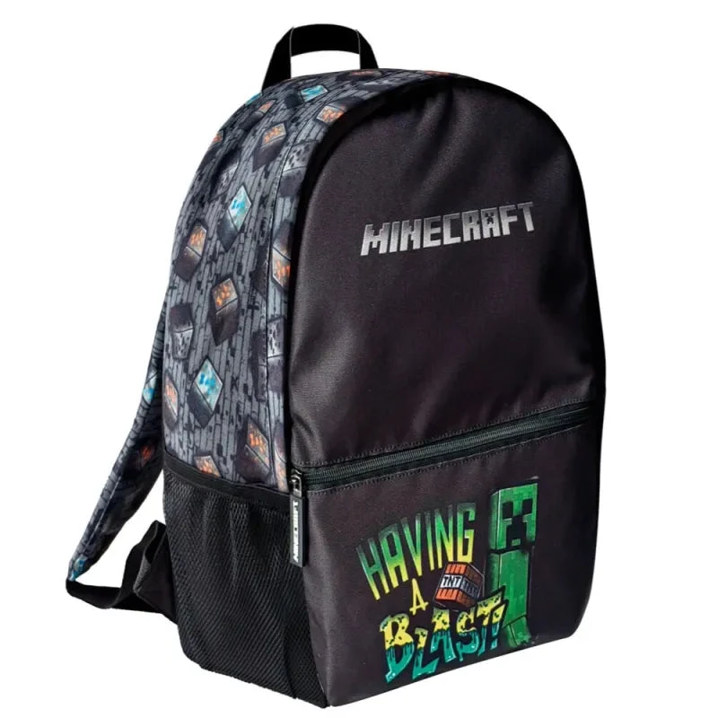 Minecraft Creeper Kinder Rucksack Backpack Schultasche Gr. 38 X 24 X 12 3 Minecraft Creeper Kinder Rucksack Backpack Schultasche Gr. 38 X 24 X 12
