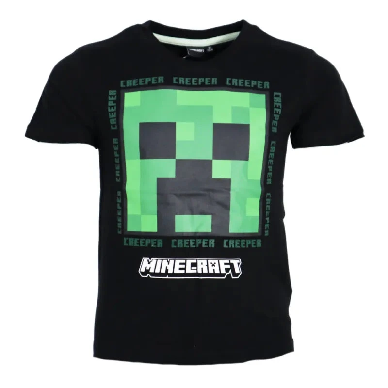 Minecraft Gamer Creeper Kinder Kurzarm T-Shirt 3 Minecraft Gamer Creeper Kinder Kurzarm T-Shirt