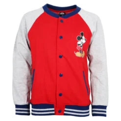 Disney Mickey Maus Kinder Jungen Baseball Jacke Sweater Pulli