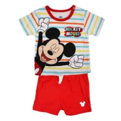 Disney Mickey Maus Baby Kurzarm Shirt Und Shorts -Bekleidung Peripherie mick bod kurz 01