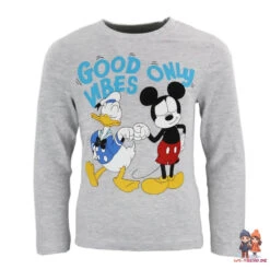 Disney Mickey Maus Donald Duck Kinder Langarm Schlafanzug Pyjama -Bekleidung Peripherie mick donald pyjama 01e