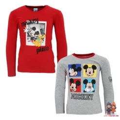 Disney Mickey Maus Kinder Jungen Langarm Shirt