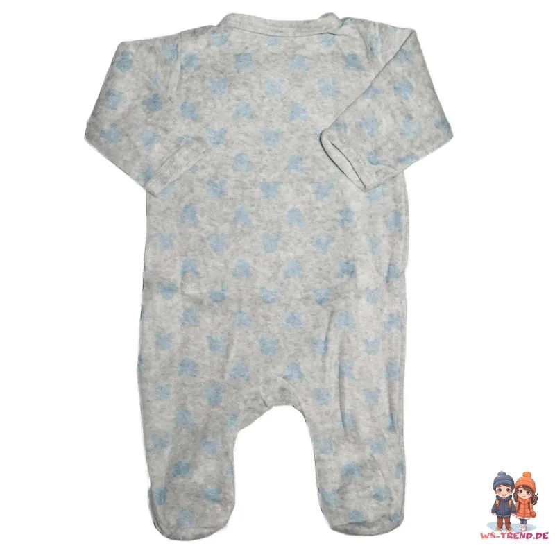 Disney Mickey Maus Baby Velours Langarm Strampler Einteiler 8 Disney Mickey Maus Baby Velours Langarm Strampler Einteiler – Bild 6