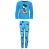 Disney Mickey Maus Kinder Velours Schlafanzug Pyjama Nachtwäsche -Bekleidung Peripherie mickey pyj vel 01