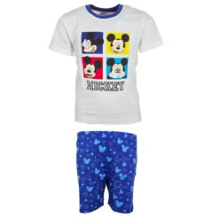 Disney Mickey Maus Kinder Kurzarm Schlafanzug Pyjama Shirt Shorts -Bekleidung Peripherie mickey pyjama 01d