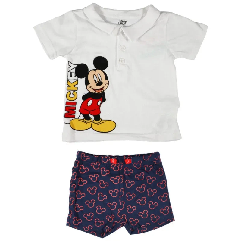 Disney Mickey Maus Baby 2tlg.Set Kleinkind T-Shirt Plus Shorts 4 Disney Mickey Maus Baby 2tlg.Set Kleinkind T-Shirt Plus Shorts – Bild 2