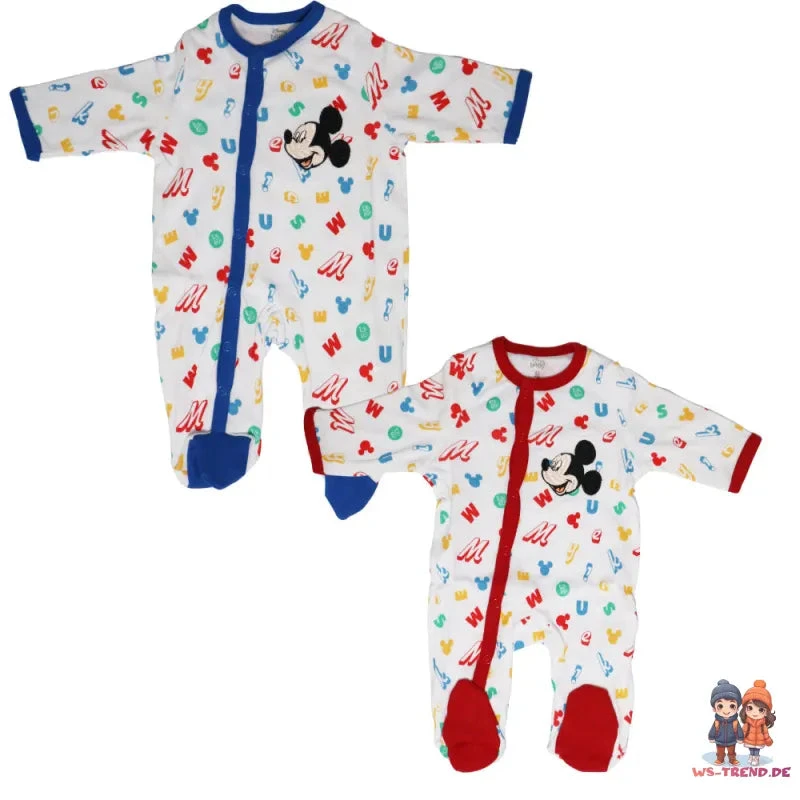 Disney Mickey Maus Baby Kleinkind Body Strampler Einteiler 3 Disney Mickey Maus Baby Kleinkind Body Strampler Einteiler