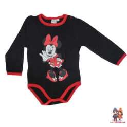 Disney Minnie Maus Baby 2er Pack Langarm Body Strampler -Bekleidung Peripherie min 7017 1